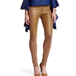 Gracia Faux Leather Leggings Pants